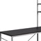 Homeroots 47" Dark Brown and Silver Computer Desk 333399 - alternate 3