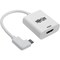 Tripp Lite RIGHT-ANGLE USB-C TO HDMI ADAPTER CABLE M/F - 3.1, GEN 1, THUNDERBOLT 3, 4096 U444-06N-HD4KRA - alternate 1