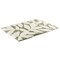 Lavish Home 2PC Bathroom Rug Set 100% Cotton Bath Mats w/ Textured Botanical Leaf Print for Boho Bathroom Decor ST-BATH5-BS - alternate 7