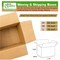 Ecoquality 22x18x16 Inch Heavy-Duty Corrugated Shipping Boxes - For Packing and Storage, 25PK BXC56-25 - alternate 3