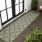 Jonathan Y Amora Traditional Mediterranean Tile Design Green/Cream 2 ft. x 8 ft. Indoor/Outdoor Runner Rug TSN206D-28 - alternate 1