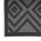 Homeroots 2' X 4' Charcoal And Black Geometric Indoor Outdoor Area Rug 573838 - alternate 5