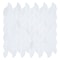 Andova Tiles Channing 1" x 2.5" Marble Honeycomb Mosaic Wall & Floor Tile ANDCHA137 - alternate 2