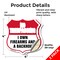 Signmission No Trespassing Shield Sign I Own Firearm, 4 inch X 4 inch, Vinyl Decal, 2PK SHI-D-2PACK-4-422 - alternate 4