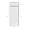 Vdomdoors Front Exterior Prehung Steel Door Ronex1477 Black Enamel Transom Window Sidelite Stainless Inserts RONEX1477EXD-BLK-W36xH80+16-LH-I - alternate 6