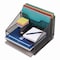 Mind Reader Metal Mesh Vertical File Holder Paper Tray Desktop Organizer, 2-Tier/5-Compartment, Letter, Black MESHBOX5-BLK - alternate 5