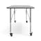 Flash Furniture Commercial Adjustable Height Rectangular Activity Table - Locking Casters-Gray XU-A2460-REC-GRY-T-P-CAS-GG - alternate 6