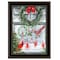Homeroots Christmas Peace 2 Black Framed Print Wall Art 406271 - alternate 1