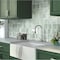 Apollo Tile Silken 3.94 in. x 3.94 in. Glossy Green Ceramic Square Wall and Floor Tile 6.46 sq. ft./case 60-pack CRE88MNT44A - alternate 8