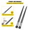 Vevor Hay Spears Bale Spikes 2 Black Hay Bale Spears 49" Capacity 4000 lbs 1 3/4" Dia. CM45x1250-4000B - alternate 3