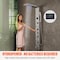 Vevor Shower Panel Tower System 6 Modes Hydroelectricity LED Stainless Steel 8009FL - alternate 4