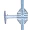 Vestil 1 Piece Aluminum Galvanized Cargo Bar 103in L x 4 5/8in W 23 15/16in H With Hoops Silver CB-H7-5 - alternate 3