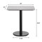 Flash Furniture 30"x24" Tabletop, Seamless Surface Technology, Gray Faux Concrete, 18" Round Black Table Height Base ST-REC2430-CMGY-TR18-GG - alternate 6