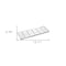 Homeroots 13in Clear Rectangular Crystal Serving Tray 517526 - alternate 2