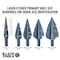 Klein Tools Step Drill Bit Double-Fluted No 1, 1/8 to 1/2-Inch KTSB01 - alternate 6