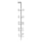 Homeroots 72" White Metal Five Tier Bookcase 489807 - alternate 5