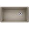 Blanco Diamond SILGRANIT 33in Super Single Undermount Kitchen Sink - Truffle 441765 - alternate 1