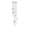 Z-Lite Fontaine 5 Light Chandelier, Brushed Nickel, 14.5 In W x 15 In H 7002P5-5R-BN - alternate 3