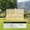 Vevor Natural Bamboo Slat Screening Privacy Bamboo Slat Fence 6 ft H x 16 ft L JA-A126G - alternate 3