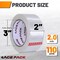Wrightmaster 2 in. x 110 yds. Clear Heavy Duty Shipping Packaging Tape with 3 in. Core, 12PK ZR-220-110C-12 - alternate 4