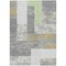 Homeroots 3' X 5' Gray Ivory And Mint Green Geometric Washable Indoor Outdoor Area Rug 612418 - alternate 5