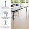 Flash Furniture Wren 60 in x 24 in Adjustable Height Activity Table, Thermal Laminate Top, Standard Legs, Gray XU-A2460-REC-GY-T-A-GG - alternate 3