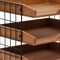 Homeroots 11" Brown Wood Desk Organizer 661181 - alternate 3