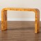 Bali & Pari Revelle Modern and Contemporary Natural Light Mappa Real Burl Wood Console Table 249-13929-ZORO - alternate 5