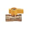 Everflow FIP Gas Ball Valve, with Yellow Aluminum Alloy Handle, Brass 1/2" 4512Y - alternate 2