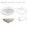 Anzzi Luna Series 19 in. Ceramic Drop-in Oval Bathroom Sink Basin in White LS-AZ923 - alternate 3