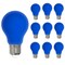 Bulbrite 25-Watt Equivalent Ceramic Blue Color A19 Weatherproof Outdoor E26 Medium BaseLED Light Bulb, 10PK 862316 - alternate 1