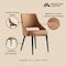 Manhattan Comfort Tremont Dining Chair in Saddle DC104-SD - alternate 5