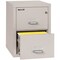 Fireking 2 Drawer, 1 Hr Fire & impact rated, 25" depth Letter Platinum 2-1825-CPL - alternate 3