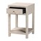 Baxton Studio Dansby Modern Beige Faux Shagreen 1-Drawer End Table 253-14072-ZORO - alternate 7