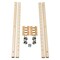 Century Components X-Bracket Rollout Shelf Kit, 1 in. W SIGXB150FL - alternate 1