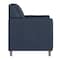 Flash Furniture HERCULES Diplomat Navy LeatherSoft Chair with Clean Line-Stitched Frame and Chrome Legs BT-827-1-NVY-CHR-GG - alternate 7
