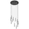Z-Lite Forest 11 Light Chandelier, Matte Black, 24 In W x 12 In H 919MP12-11R-MB-LED - alternate 1