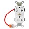 Leviton PlugsandReceptacles, 20A, 125VAC, Wht, Nylon M5362-1CW - alternate 1