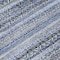 Homeroots 8' X 10' Blue And Charcoal Striped Washable Indoor Outdoor Area Rug 631488 - alternate 5
