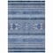 Homeroots 5' X 8' Navy Blue And Denim Blue Southwestern Washable Indoor Outdoor Area Rug 582831 - alternate 7