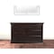 Homeroots 56" Espresso Solid and Manufactured Wood Six Drawer Double Dresser 530244 - alternate 5