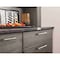 Amerock Versa 5-1/16 in 128 mm Center-to-Center Satin Nickel Cabinet Pull BP36913G10 - alternate 4