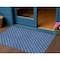 Homeroots 3' X 5' Blue And Ivory Geometric Washable Indoor Outdoor Area Rug 596177 - alternate 1