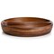 Megachef 10 Inch Acacia Wood Divided Serving Bowl in Dark Brown 750122180M - alternate 4
