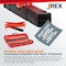 Jrex Safety Warning Triangle DOT Approved, Reflective Warning Road Safety Triangle Kit, 3PK WTR-JR-3PK - alternate 3