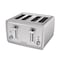 Black+Decker Stainless Steel Silver 4 slot Toaster 7.6 in. H X 11.8 in. W X 10.6 in. D TR4900SSD - alternate 3