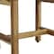Homeroots Compact Rectangular Teak Shower Or Outdoor Bench In Natural Finish 376750 - alternate 4
