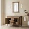 James Martin Vanities Kinnsden 48" Single Vanity, Weathered Oak w/ 3 CM Siberian Silestone Top D680-V48-WTO-3SFR - alternate 3