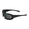 Bouton Optical Full Frame Safety Glasses w/Black Frame, Rubber Foam Padding, Gray Lens, Anti-Scratch/Anti-Fog Coating 250-CE-10091 - alternate 2