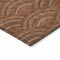 Homeroots 3' X 5' Orange Gold And Ivory Geometric Washable Indoor Outdoor Area Rug 615218 - alternate 5